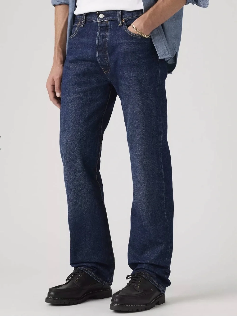 NWT LEVI’S 501° ORIGINAL Strech Fit Jeans, button front